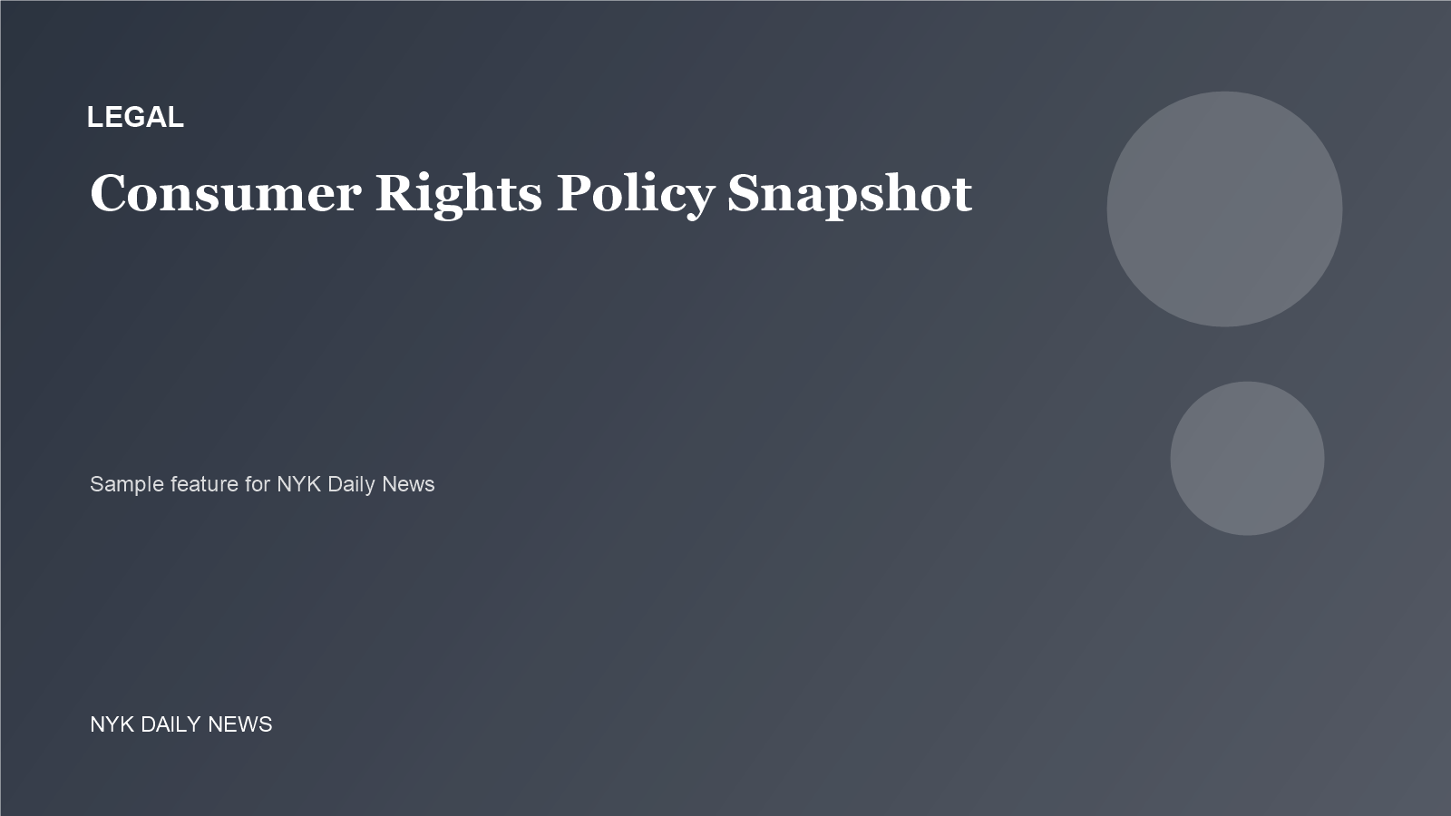 Legal sample featured image for NYK Daily News