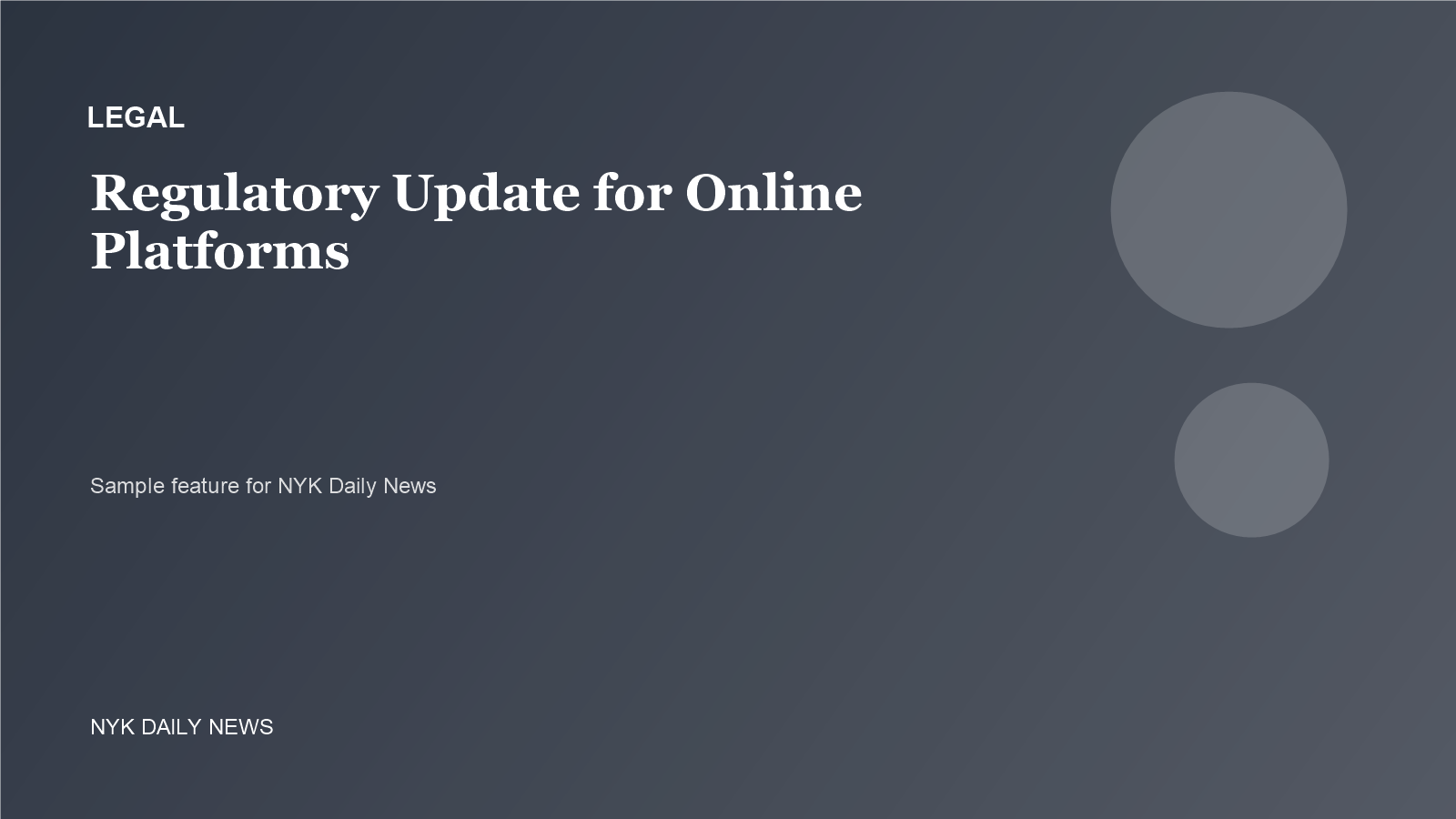 Legal sample featured image for NYK Daily News