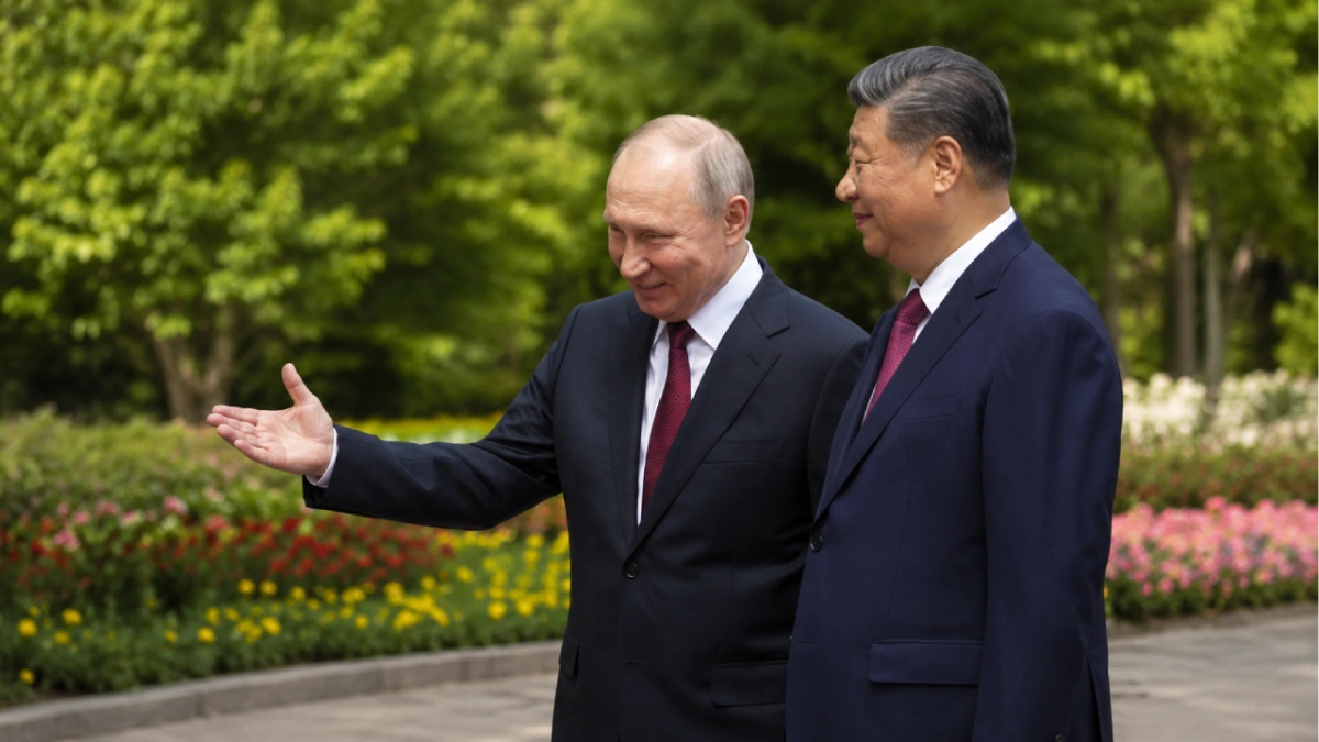Xi basks in spotlight as he hosts Putin days after Trump