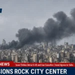 Israel Strikes Beirut & US and Iran Ceasefire Israel Agrees to Talks