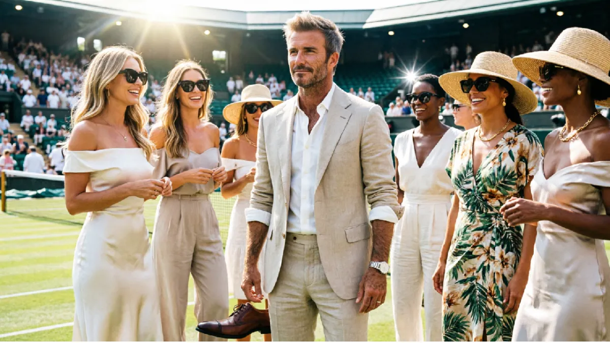 David Beckham and Hollywood Stars Steal the Spotlight at Wimbledon 2026